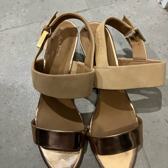 Calvin Klein Wedge Sandals - Picture 3 of 3